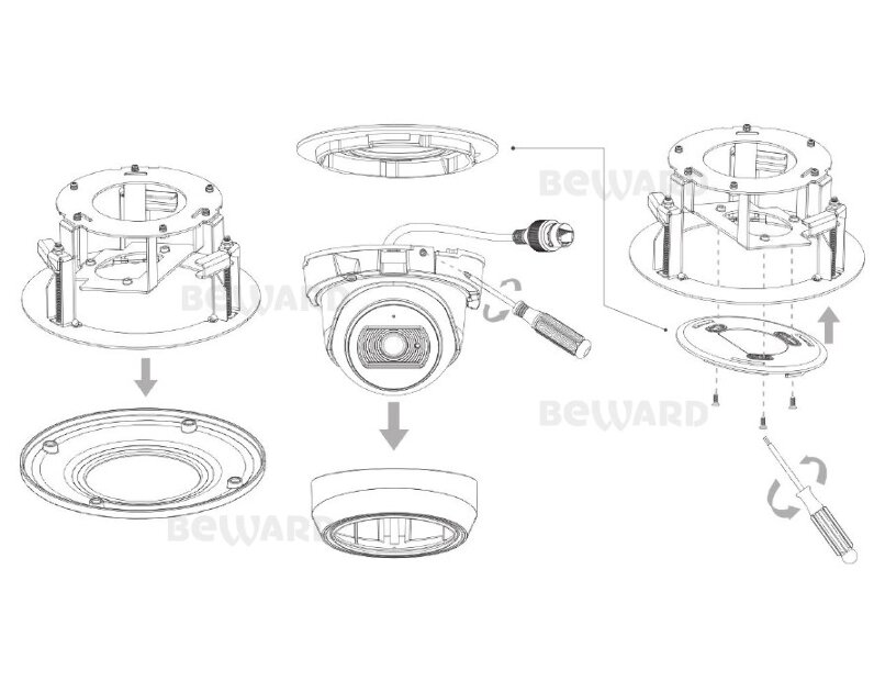 IP камера Beward SV2012DBS