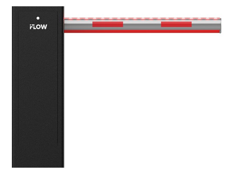 Шлагбаум iFlow F-EB-VB0-L/A4 с индикацией стрелы, 4м, подъём/опускание 3с