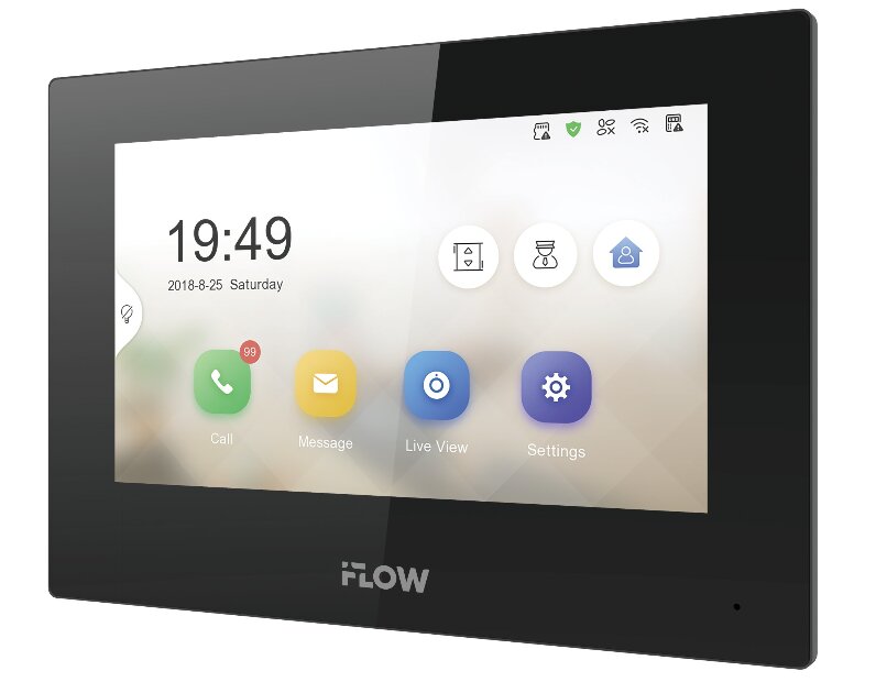 IP монитор видеодомофона iFlow F-VI-3242IPE1 + сенсорный 7