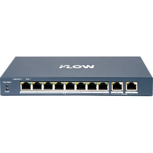 Настраиваемый 8-ми портовый PoE-коммутатор F-SW-EM410POE-VM/L