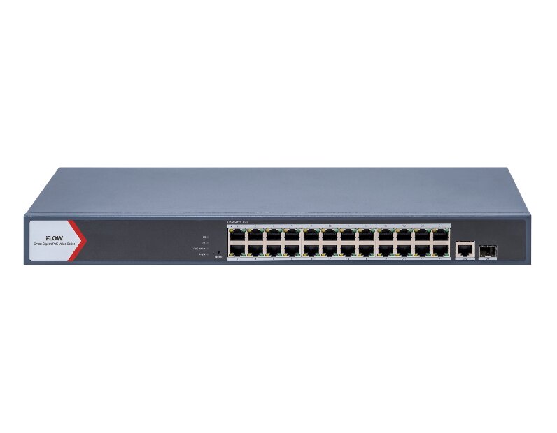 Коммутатор iFlow F-SW-EM626POE-VM/L + 24-портовый PoE, 230 Вт, L2 управление