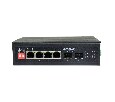 AN-SXG6P4 - промышленный 6-портовый гигабитный коммутатор с HiPoE до 180Вт