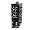 AN-SXG10P8B - промышленный 10-портовый гигабитный коммутатор с HiPoE до 480Вт
