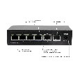 AN-PE42 - 6-портовый 100Мбит/с коммутатор с питанием от PoE до 60Вт