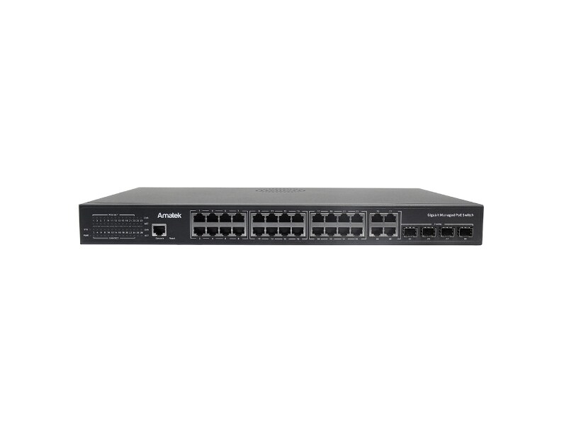 AN-SM28P24 - 28-портовый гигабитный управляемый L2 коммутатор с PoE до 400Вт