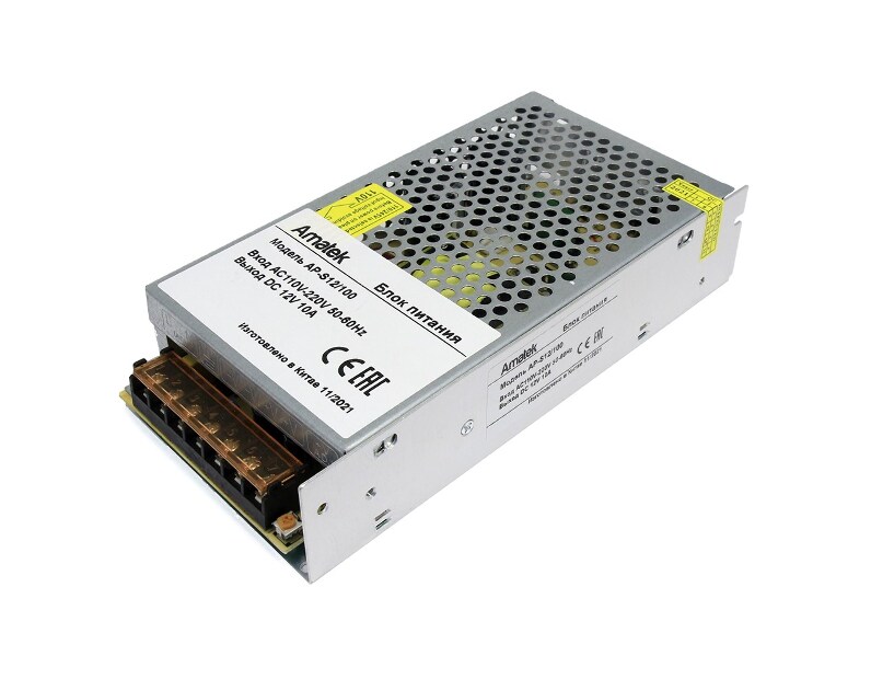 AP-S12/100 - блок питания 12В / 10А стабилизированный