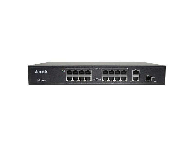 AN-S18P16 - 19-портовый 100/1000 Мбит/с коммутатор с POE до 300Вт