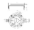 Монтажная коробка Amatek AV-BB3F