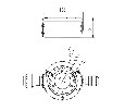 Монтажная коробка Amatek AV-BB2F