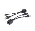 AN-PSIP - комплект для передачи питания в кабеле Ethernet по свободным парам черный