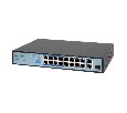 16 портовый РОЕ коммутатор с 2 Uplink и 1 SFP ATIX AT-NS-16P2G-1GS-150 (F)
