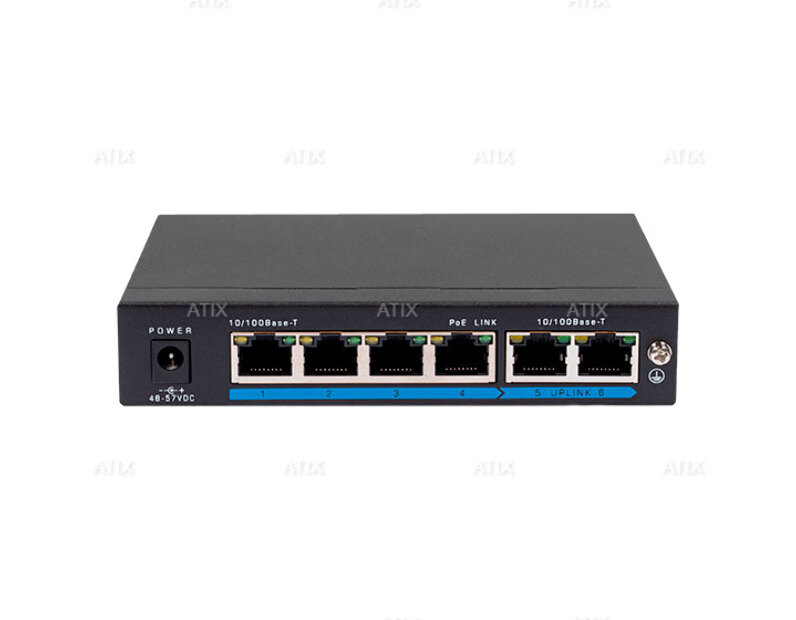 PoE коммутатор ATIX AT-NS-4P2-60 (B)