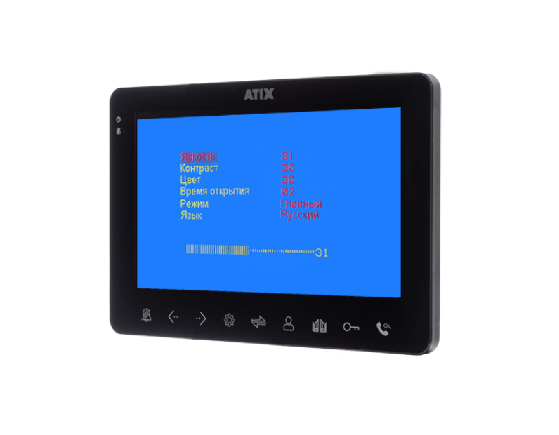 Видеодомофон   ATIX AT-I-M710C/T Black