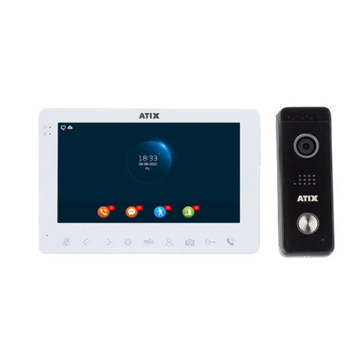 Комплект FHD домофонии   ATIX AT-I-K711F/T White