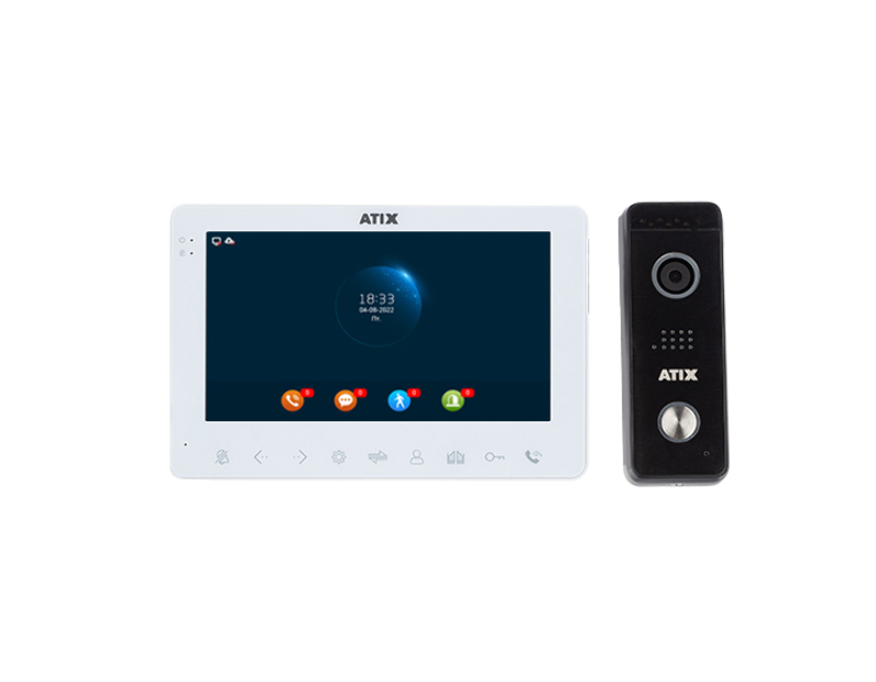 Комплект FHD домофонии   ATIX AT-I-K711F/T White