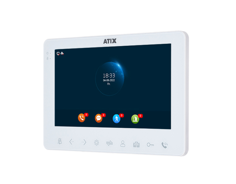 Видеодомофон ATIX AT-I-M711F/T White