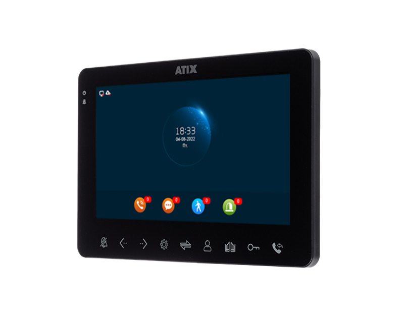Видеодомофон ATIX AT-I-M711F/T Black