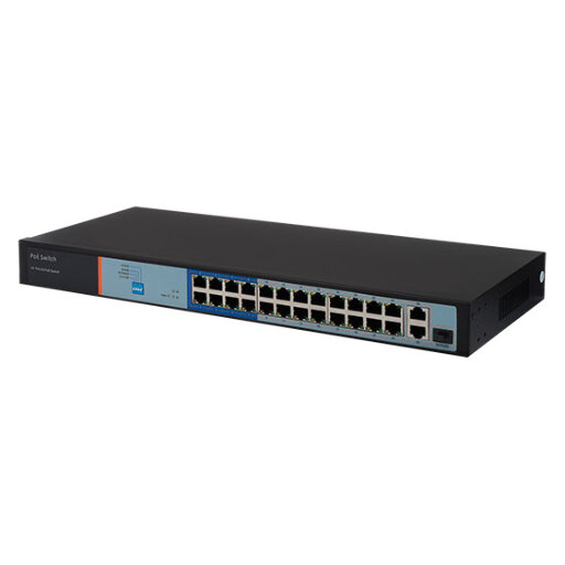 24 портовый РОЕ коммутатор с 2 Uplink и 1 SFP ATIX AT-NS-24P2G-1GS-230 (F)