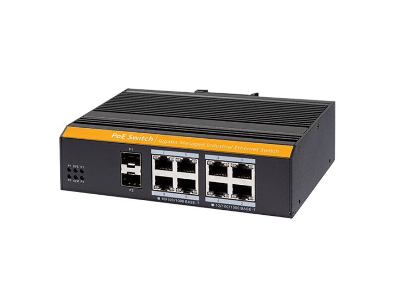 PoE коммутатор ATIX AT-NS-8GP-2GS/I-240 (F)