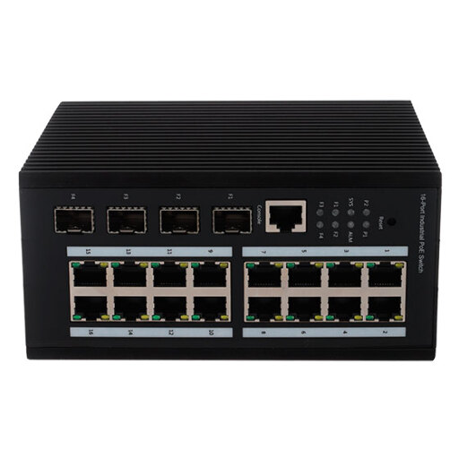 PoE коммутатор ATIX AT-NS-16GP-4GS/I-480 (F)