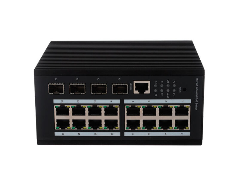 PoE коммутатор ATIX AT-NS-16GP-4GS/I-480 (F)