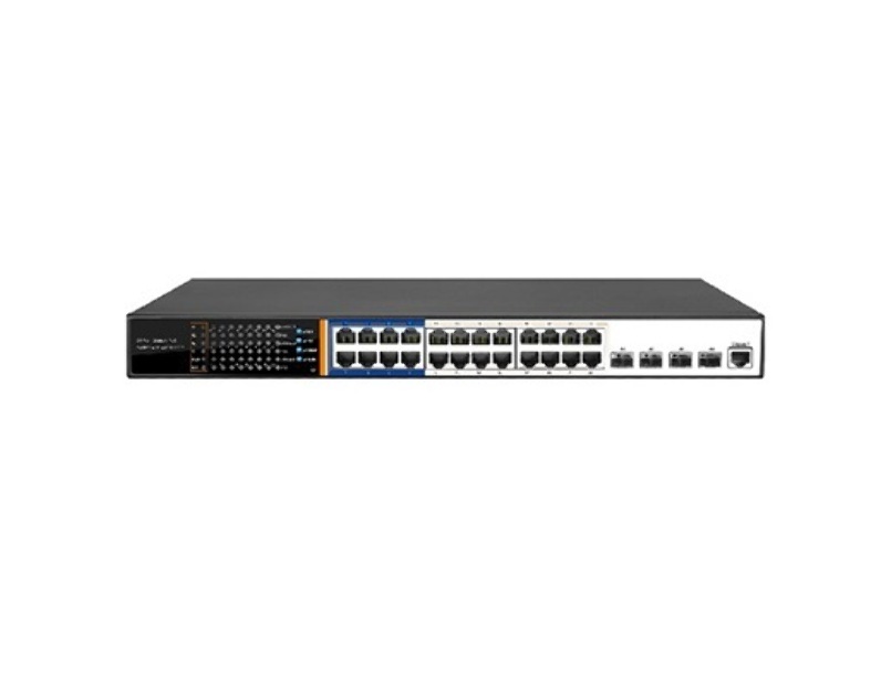 PoE коммутатор ATIX AT-NS-24GP-4GS/L3-300 (F)