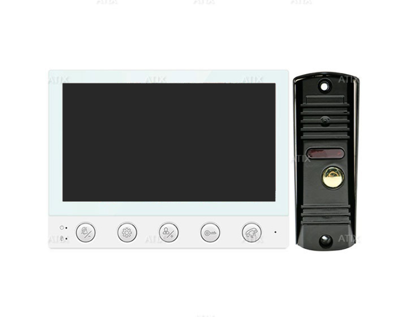 Комплект домофона с вызывной панелью ATIX AT-I-K700C/T White