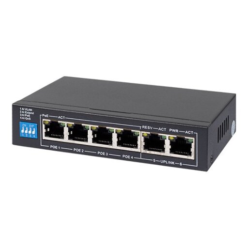 Коммутатор ATIX AT-NS-4P2-90 (F) V.2.0 IS PRO, 4 PoE порта, 90 Вт бюджет