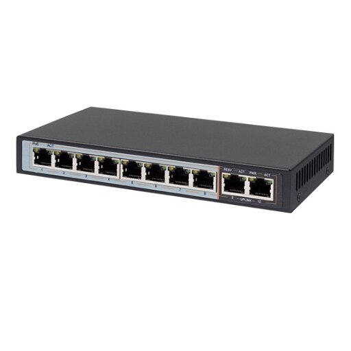 Коммутатор ATIX AT-NS-8P2-120 (F) V.2 IS PRO, PoE+ 8 портов, 120 Вт бюджет