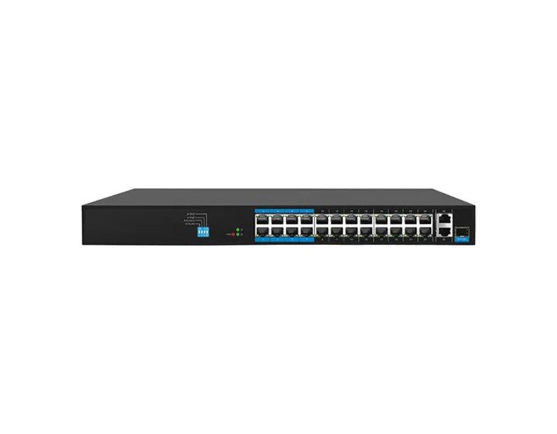 24-портовый РОЕ коммутатор с 2 Uplink и 1 SFP ATIX AT-NS-24P2G-1GS-230 (3F)