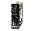 Промышленный 10-портовый  управляемый гигабитный L2 коммутатор с HiPoE до 480Вт Amatek AN-SXGM10P8B