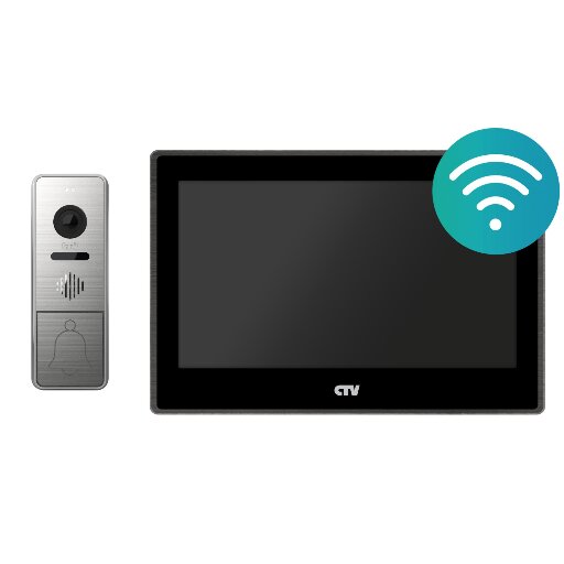 Комплект Wi-Fi видеодомофона CTV 5704AI Kit