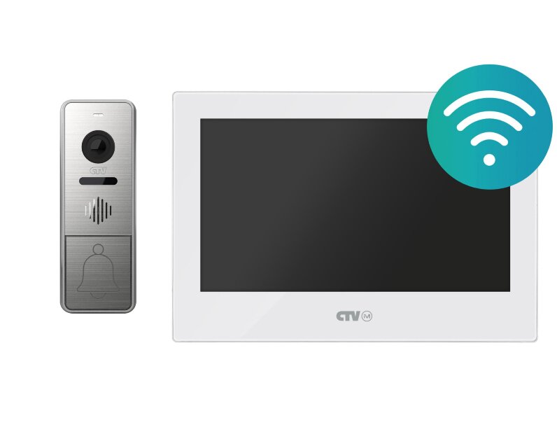 Комплект Wi-Fi видеодомофона CTV Cloud 7 NG Kit