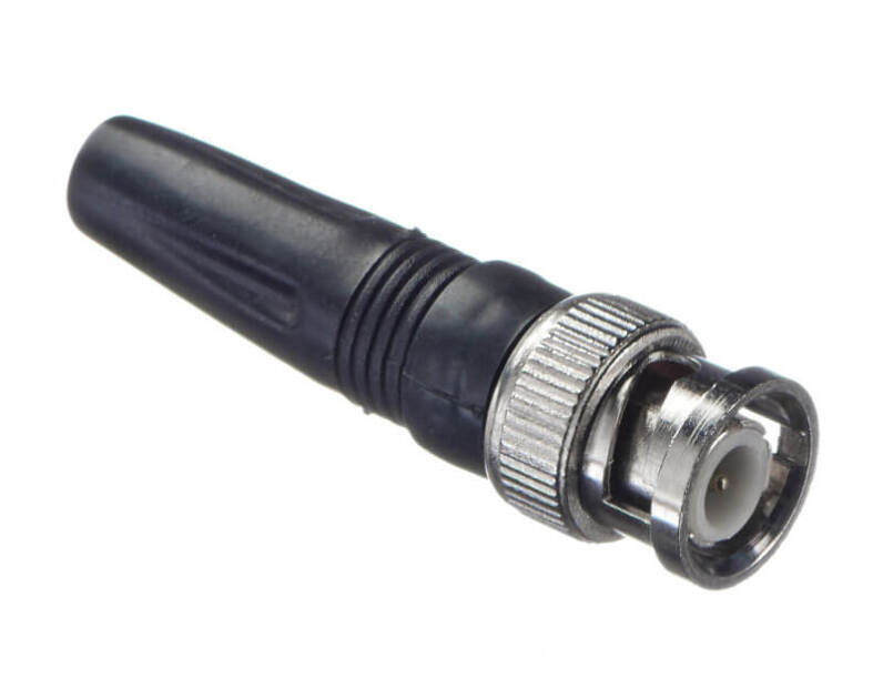 Коннектор BNC-7101A прямой, пластик, медь (FC111)  Optima Netko 52395