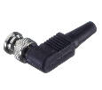 Коннектор BNC-7101B угловой, пластик, медь  Optima Netko 52397