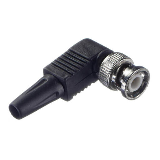 Коннектор BNC-7101B угловой, пластик, медь  Optima Netko 52397