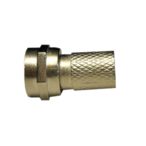 Штекер F (гайка) на RG-59 (цинк) (F113-56),  Optima Netko A-3786 С / F113-56Zn
