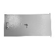 Дверь металлическая с ручкой для шкафа WMA, DUO 6*06 Netko, серая Netko N.FRTD-M.06U.65375.GY