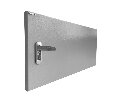 Дверь металлическая с ручкой для шкафа WMA, DUO 6*06 Netko, серая Netko N.FRTD-M.06U.65375.GY