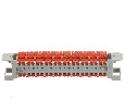 Плинт QCS 2810 (система быстрого подключения), 10 пар  Optima Netko 56444