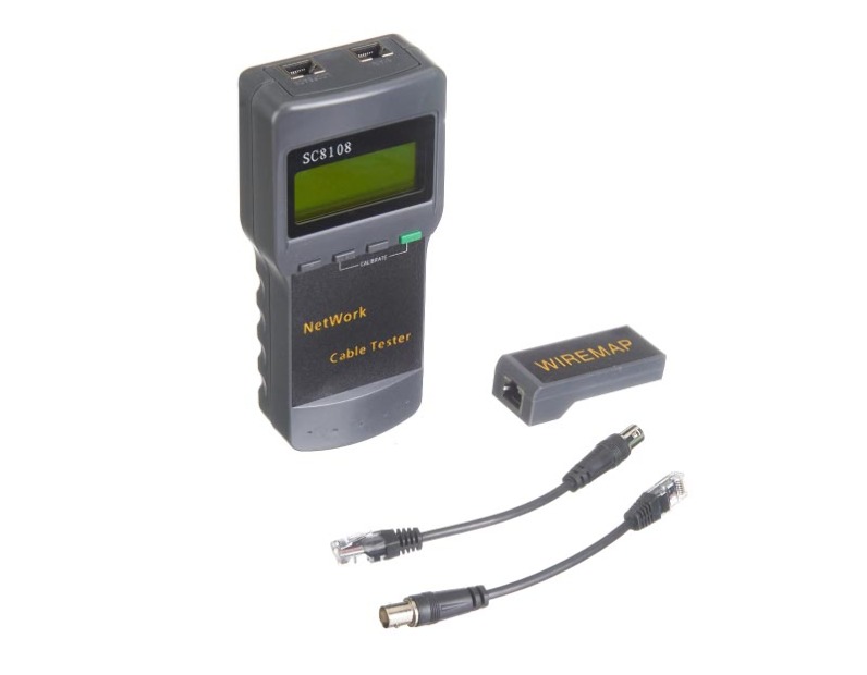 Кабельный тестер UTP/FTP RJ45, BNC, RJ11/12, Netko Netko LY-CT014 / SC8108