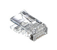 Коннектор RJ45 (8p8c) cat.5е, для одножильного и многожильного кабеля (нож с 3-мя зубцами), 100шт., Expert CKC Netko Netko RJ-45 (8p8c) кат.5e