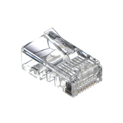 Коннектор RJ45 (8p8c) cat.5е, для одножильного и многожильного кабеля (нож с 3-мя зубцами), 100шт.,  Expert CKC Netko Netko RJ-45 (8p8c) кат.5e