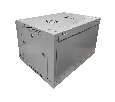 Шкаф настенный 6U серия WMA (Wall Maestro) (600х450х370), разборный, передняя стеклянная дверь, серый Netko