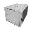 Шкаф настенный 6U серия WMA (Wall Maestro) (600х450х370), разборный, передняя стеклянная дверь, серый Netko
