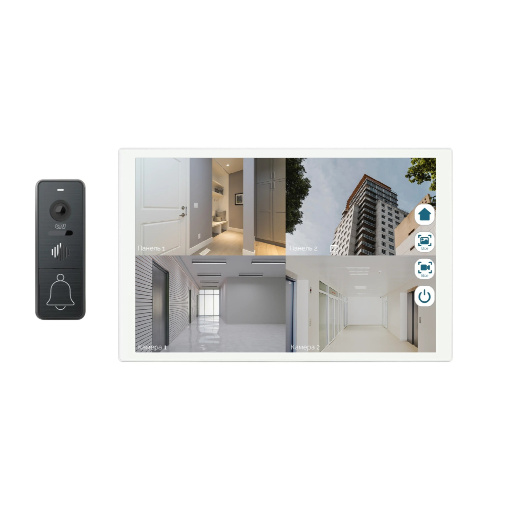 Комплект видеодомофона с AI, видеорегистратором и Wi-Fi CTV 5121Q Kit