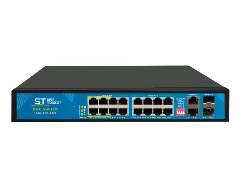 Space Technology ST-S166POE (16G/2G/2S/300W/АB/4BT) PRO Коммутатор