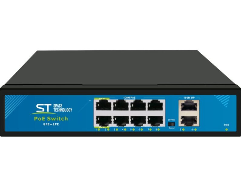 Space Technology ST-S813POE (2M/150W/АB/2BT) PRO Коммутатор
