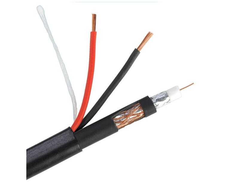 Кабель РК 75+2х0,75 (48) PVC ВНЕШНИЙ (черный, 200м)