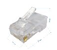 Разъем St-RJ4501 прозрачный